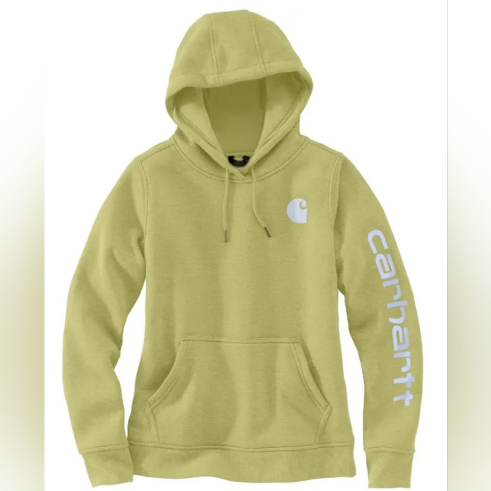 Carhartt Women's Midweight Logo Sleeve Graphic Hoodie Size M NWT MSRP $59.99